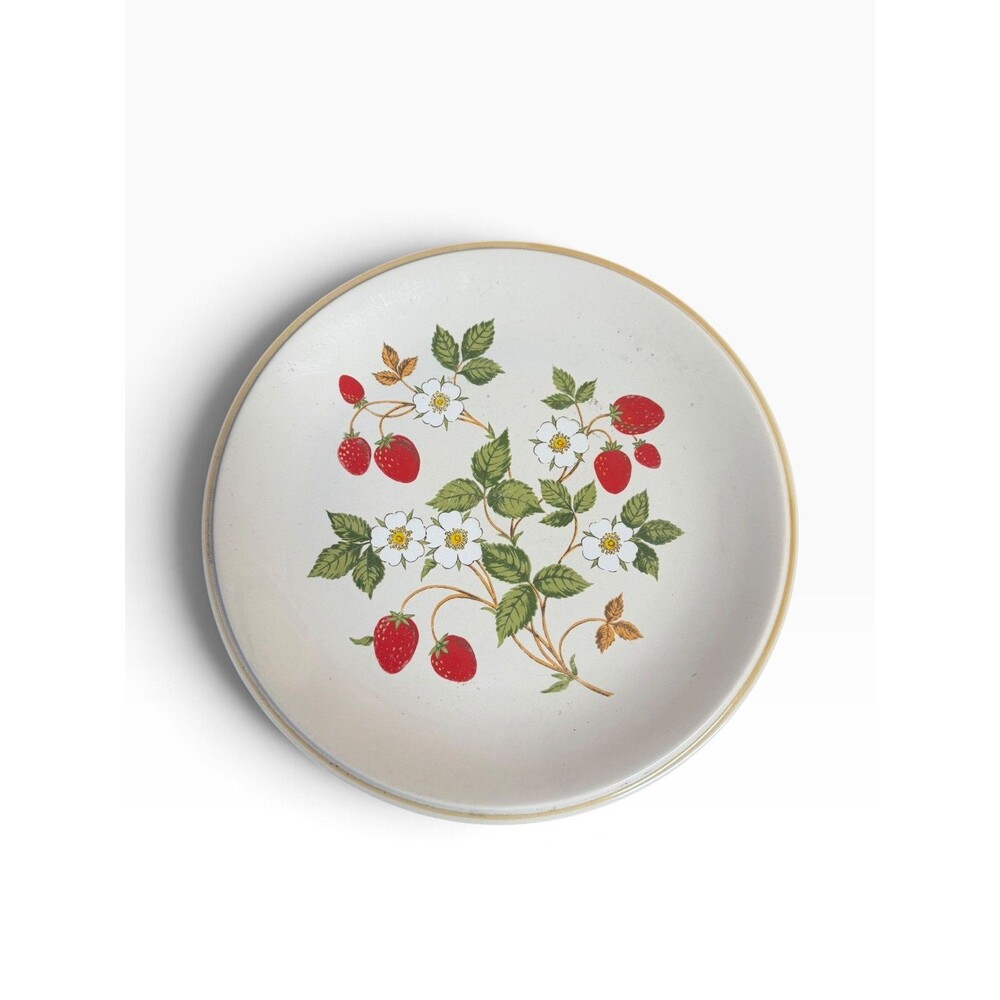 Sheffield Strawberries n Cream Stoneware Dinner Plate 10 1/2 Replacement